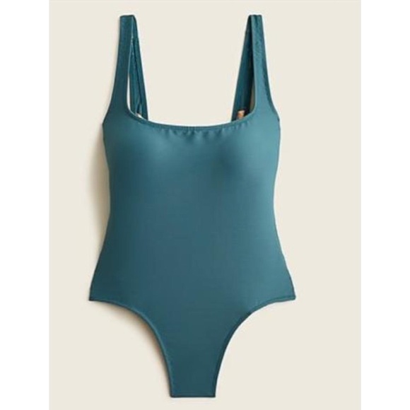 J. Crew Swim J Crew Ribbed Squareneck Onepiece Swimsuit Poshmark